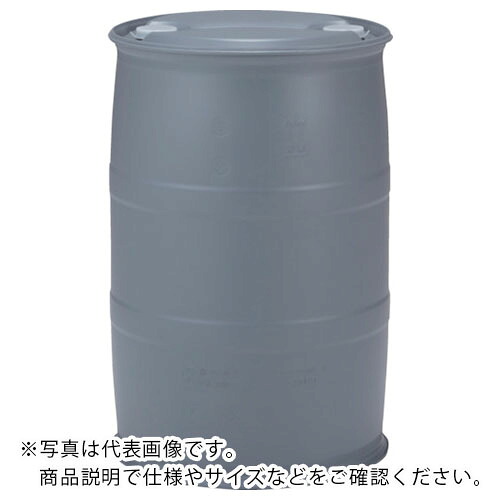 サンコー ( 三甲 ) プラスチックドラムクローズタイプ 852094 PDC200L-4グレー ( SKPDC-200L-4-GL ) 三甲(株) 【メーカー取寄】