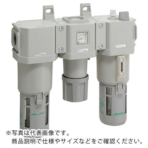 CKD FRLユニット F.R.Lコンビネーション 標準白色シリーズ Rc1 フィルタ・手動付オートドレン ( C8000-25-W-F1 ) 28,888円