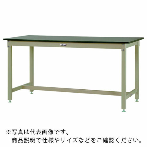 ヤマテック ( 山金工業 ) 中量作業台 ワークテーブル800シリーズ 固定式 塩ビシート天板 W1500×D900×H900mm ヤマテックグリーン ( SVRH-1590-GG ) 山金工業(株) 【メーカー取寄】 44,891円