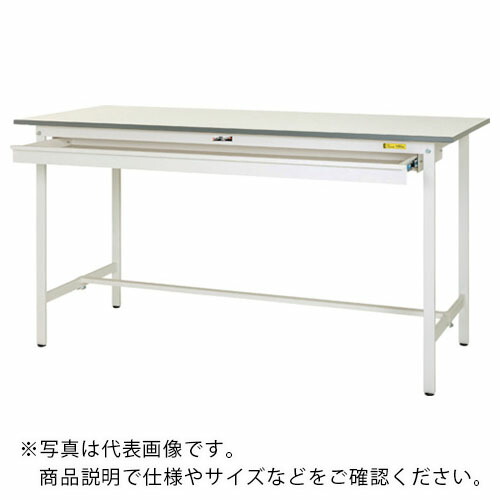 【SALE必要経費】まっ盛りテック ( 山金工業 ) 軽さ御役目台 細工物時刻表150続きもの くっ付ける式 広々とした抽き出し付 低圧メラミン天板 W1800×D900×H950粍 シルキーホワイト ( SUPH-1890W-WW ) 山金工業(株)
