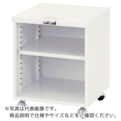 ヤマテック ( 山金工業 ) ワークテーブル150シリーズ キャビネットワゴン オープンタイプ W441×D442×H550mm シルキーホワイト色 ( UCW-O ) 山金工業(株) 【メーカー取寄】