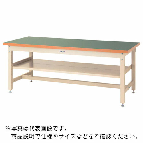 まっ盛りテック ( 山金工業 ) 掛け目やり方台 細工物一覧表 百貨店手合い 塩ビシート天板 真っただなか(全面)棚板付 1800×900×H740粍 緑であること/ヤマテックアイボリー ( SSR-1890S2-GI ) 【製造業者取寄】