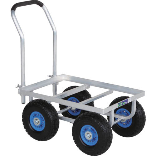 HARAX ( ハラックス ) 愛菜号 350-4Nノーパンクタイヤ 積載面620×450 ( CH-530-35N ) ハラックス(株) 【メーカー取寄】