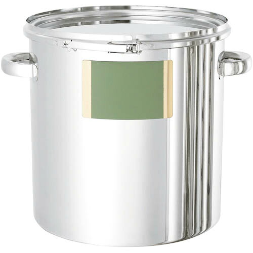 MONOVATE シール座付ステンレス密閉容器(バンド式/EPDM) 15L ( CTL-LZ-27/PEL ) MONOVATE(株) 【メーカー取寄】