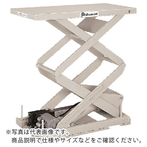 Bishamon ( スギヤス ) テーブルリフト ちびちゃんシリーズ 足踏式 均等荷重500kg 揚程1170mm テーブル寸法518×1010mm ( 2X050510C ) (株)スギヤス 【メーカー取寄】