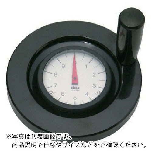 ELESA ( イマオコーポレーション ) エンプラダイアルハンドル車 手持ち部分径125粍 ( PDH125L-1/10 ) 【製造業者取寄】