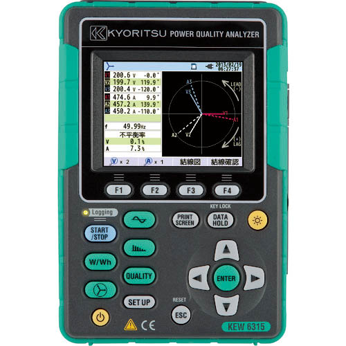KYORITSU ( 共立灯し火表示計器 ) ワット数特性分析機器 ( KEW6315 )