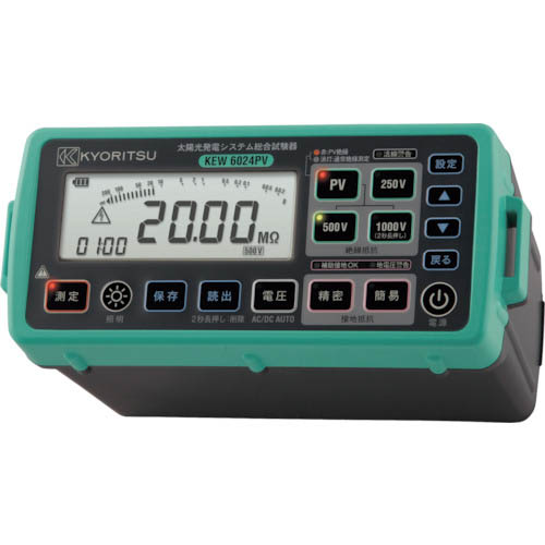 KYORITSU ( 共立灯し火表示計器 ) 6024PV 太陽の光発生取り合わせ組み入れるテスト作業機 ( KEW6024PV )