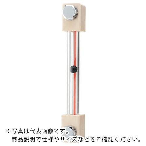 協和 耐熱・耐薬品用ガラスパイプ式オイルゲージ ( KLPC-300G-M10 )
