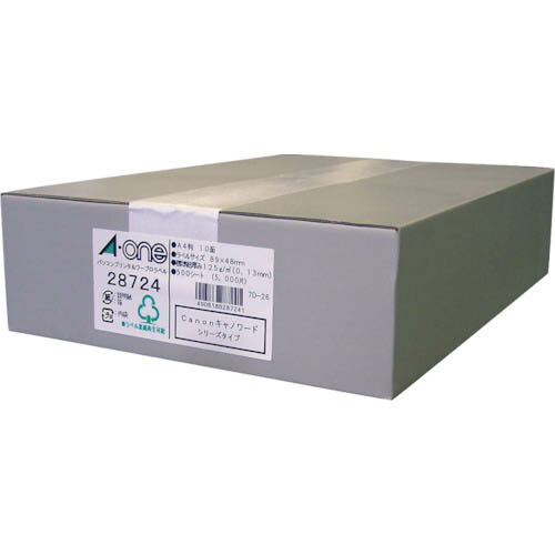 ３M ( スリーエム ) マイコン\u0026ワープロラベルシールCanon (500枚入) ( 28724 ) 【製造業者取寄】