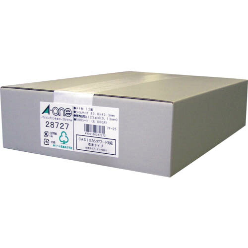 ３M ( スリーエム ) マイコン\u0026ワープロラベルシール汎用in (500枚入) ( 28727 ) 【製造業者取寄】
