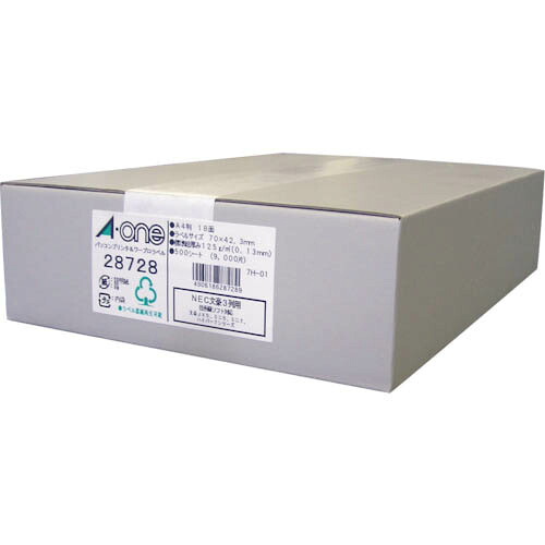 ３M ( スリーエム ) マイコン\u0026ワープロラベルシールNEC3列 (500枚入) ( 28728 ) 【製造業者取寄】