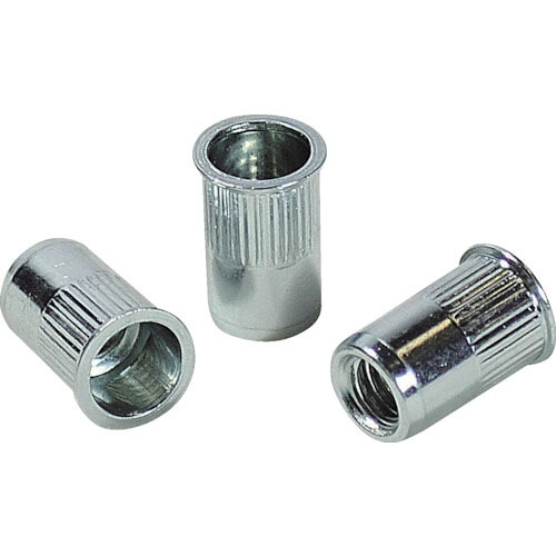 【SALE価格】エビ ( ロブテックス ) ローレットナット(薄頭・スティール製) 板厚3.5 M6×1.0(1000個入) ( NSK6MR )
