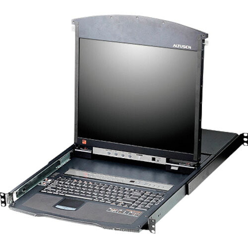 ATEN ( ATEN ) KVNドロワー 8ポート/デュアルスライド/19インチLCD/ロングレール ( KL1508ANJJL ) ATENジャパン(株) 【メーカー取寄】