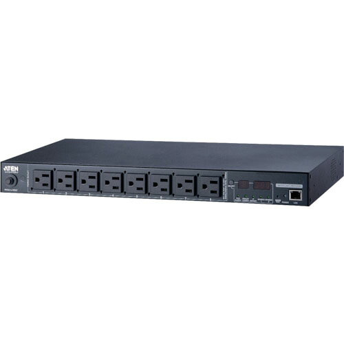 ATEN ( ATEN ) eco PDU/NEMA/1Uタイプ/8ポート/計測機能搭載/温湿度センサー対応 ( PE5108A ) ATENジャパン(株) 【メーカー取寄】
