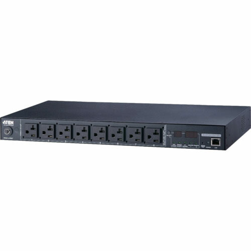ATEN ( ATEN ) eco PDU /NEMA/100V/20A/1Uタイプ/8ポート/計測機能搭載/温湿度センサー対応 ( PE5208A ) ATENジャパン(株) 【メーカー取寄】