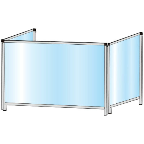 TOKISEI ( 不易流行精工 ) パーテーションスタンド三面印字機600X900ファースト ( HBPL3F600X900 ) 【製造業者取寄】
