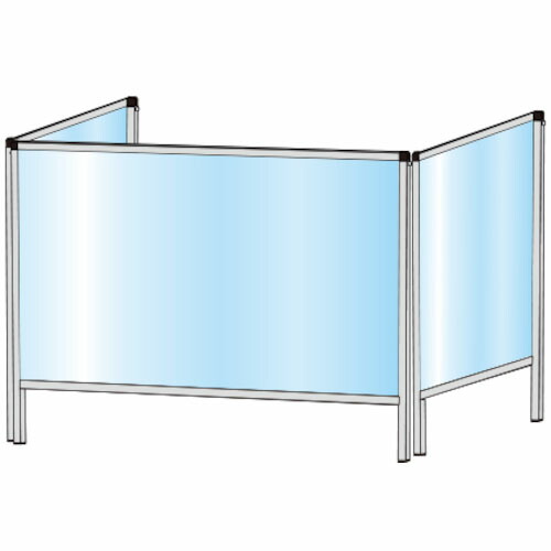TOKISEI ( 不易流行精工 ) パーテーションスタンド三面印字機600X900 ( HBP3F600X900 ) 【製造業者取寄】
