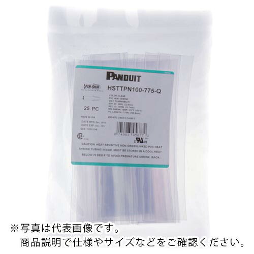 【SALE必要経費】PANDUIT ( パンドウイット ) 熱締め付ける熱電子管 PVC ( HSTTPN100-CC ) パンドウイットコーポレーション