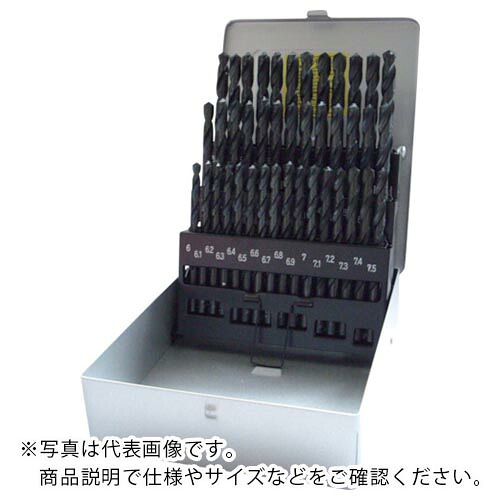 ISF ( イシハシ精工 ) ストレートドリル 41本組セット(スチールケース入り) ( D41-S ) (株)イシハシ精工 【メーカー取寄】