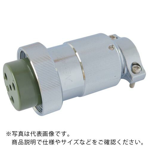 七星 ( 七星科学研究所 ) 防水メタルコネクタ NWPC-40シリーズ 6極 P16 ( NWPC-406-P16 ) (株)七星科学研究所 【メーカー取寄】