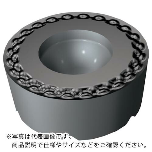 サンドビック コロターン107 旋削用レール付きポジチップ(130) 1105 ( RCMT 12 04 MP-L3 1105 (130) ) 【10個セット】