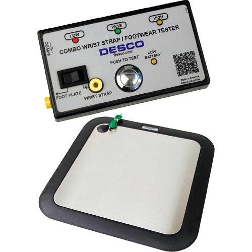 DESCO チェッカー、COMBO、リストストラップ及びフットウェアー用、位置づける台付き添い人 ( 19283 ) 【製造業者取寄】