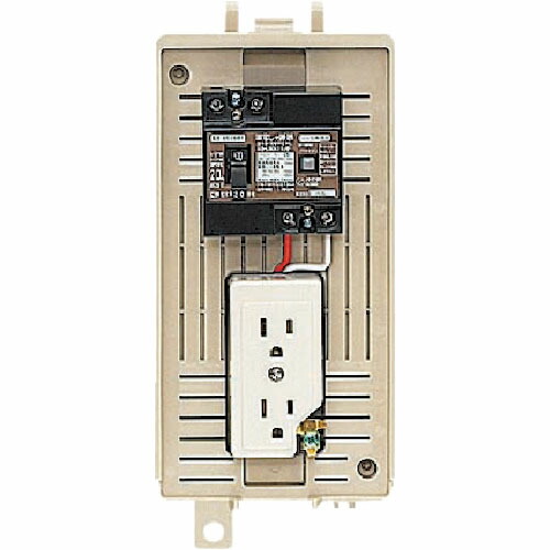 未来 ( 未来工業 ) 屋外電力用仮設ボックス (漏電しゃ断器・分岐ブレーカ・コンセント内蔵) ( 1L-1CK ) 未来工業(株) 【メーカー取寄】 17,362円