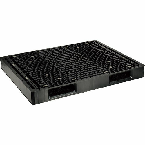 NPC ( 日本プラパレット ) 可塑性物質調色板FS-1411-2RR 両面ニ方差し 黒 ( FS-1411-2RR-BK ) 【製造業者取寄】