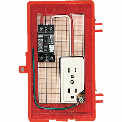 未来 ( 未来工業 ) 屋外電力用仮設ボックス(赤色) ( RB-1A ) 未来工業(株) 【メーカー取寄】 17,362円