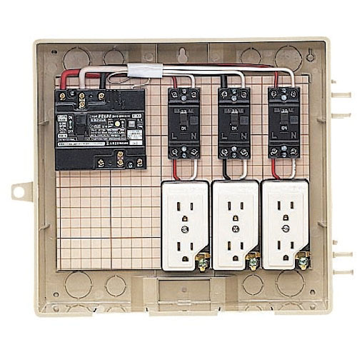 未来 ( 未来工業 ) 屋外電力用仮設ボックス ( C12-3C ) 未来工業(株) 【メーカー取寄】
