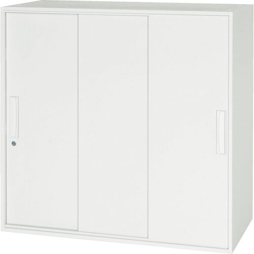 DAISHIN ( ダイシン工業 ) 壁面収納庫 3枚引戸型 上下兼用D450 ホワイト ( V945-09TS ) ダイシン工業(株) 【メーカー取寄】