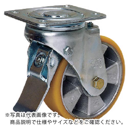 シシク ( シシクSISIKUアドクライス ) Blickle 厄介なもの重用押し付けるキャスター 自在(ストッパー付) ALTHウレタン拷問台 100径 ( LH-ALTH101K-1-ST ) 【製造業者取寄】