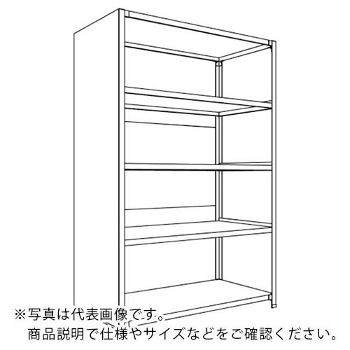 NF ( 日本ファイリング ) 背板・側板付軽量物品棚W1200D600H1800F5 ( LA64L-25 ) 日本ファイリング(株) 【メーカー取寄】 39,913円