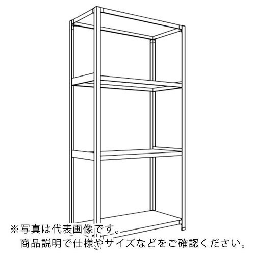NF ( 日本ファイリング ) 軽さ開放的棚 中棚ボルトレスタイプW900D450H1800F4 ( 天使の都市63S-14 ) 【製造業者取寄】