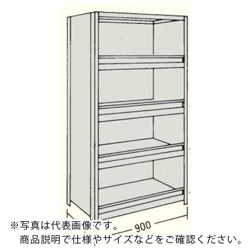 【SALE必要経費】NF ( 日本ファイリング ) 前当たり付軽さ商いもの棚W900D300H2100F5 ( 天使の都市73K-45 ) 日本ファイリング(株)