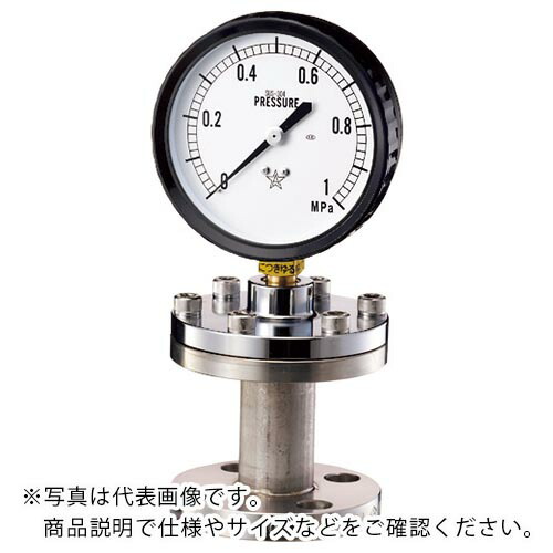 右下 ( 右下精器製造 ) 隔膜式圧力計 BF型 ( KA-BF-25A-316-0.4MPA ) 右下精器製造(株) 【メーカー取寄】