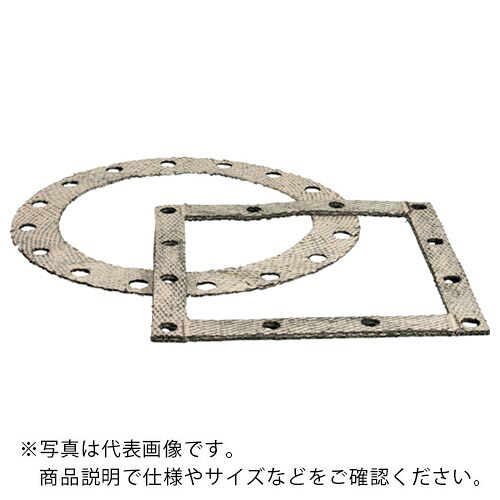 Matex ( ジャパンマテックス ) 膨張黒鉛クロスガスケット 90A×厚さ3mm ( 8920R-3.0-FF-10K-90A ) 【10枚セット】 ジャパンマテックス(株) 【メーカー取寄】