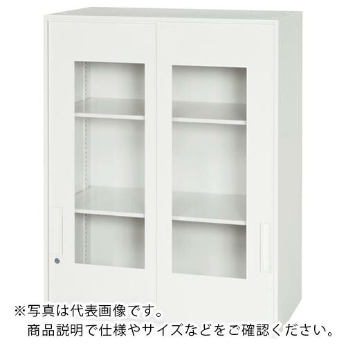 DAISHIN ( ダイシン工業 ) 壁面収納庫 窓付き引戸型 上置き専用W800 ホワイト ( V840-10SG ) ダイシン工業(株) 【メーカー取寄】