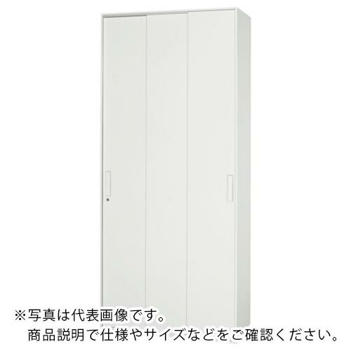 DAISHIN ( ダイシン工業 ) 壁面収納庫 3枚引戸型 下置き専用D400 ホワイト ( V940-21TS ) ダイシン工業(株) 【メーカー取寄】