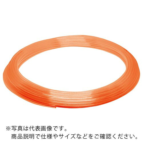 PISCO ( 日本ピスコ ) ソフトポリウレタンチューブ クリアオレンジ 8×5 100M ( UC0850-100-CO )