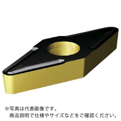 SANDVIK ( サンドビック ) コロターン107 旋削用ポジチップ(122) 4335 ( VBMT 11 02 04-UF 4335 (122) ) 【10個セット】