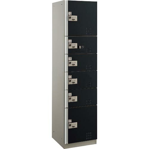 DAIKEN ( ダイケン ) 宅配ボックスダイヤル錠タイプスチール扉仕様ブラック SS2Nユニット ( TBX-D3-SS2NB ) (株)ダイケン 【メーカー取寄】