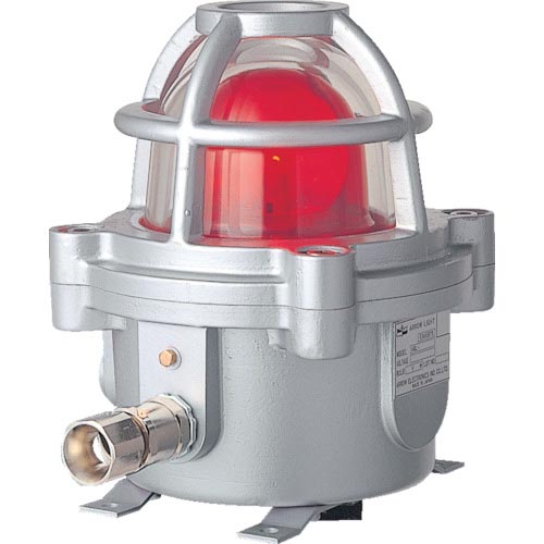 シュナイダー 箭続きもの 赤 φ215 防爆回転灯 100V ( ABL-100R ) 【製造業者取寄】