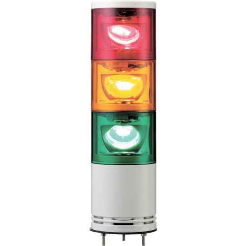 シュナイダー 箭続きもの 赤黄緑 φ100 積層式LED回転させる灯 100V 3段 ( UTLR-100-3RYG ) 【製造業者取寄】
