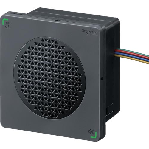 シュナイダー DIN96 陰電子音注意報器 アラーム・メロディタイプ クロ ( XVSA9BBN ) 【製造業者取寄】