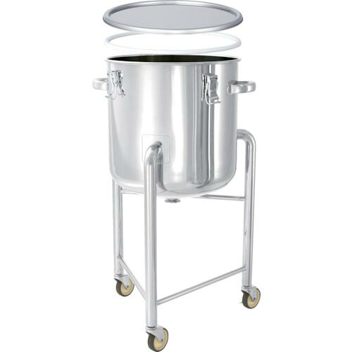 MONOVATE 鏡板型 PTFEパッキン付密閉容器 脚付 45L ( DT-CTH-L-PTFE-39 ) MONOVATE(株) 【メーカー取寄】