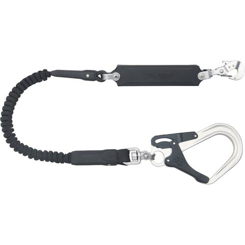 【SALE価格】タジマ ( TJMデザイン ) ハーネス用ランヤード ジャバラシングルL8 ( A1JR150-L8BK )