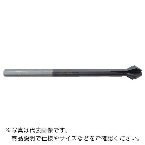 【SALE必要経費】ウォーターミルズ 面取り截断機 裏座ぐりチャンファーミルズ60°8.0D×100 TiAlCN ( WMCM06080100A60 )