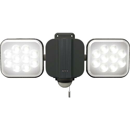 RITEX ( ムサシ ) 14W2灯フリーアーム式LEDセンサーライト ( LED-AC2028 )
